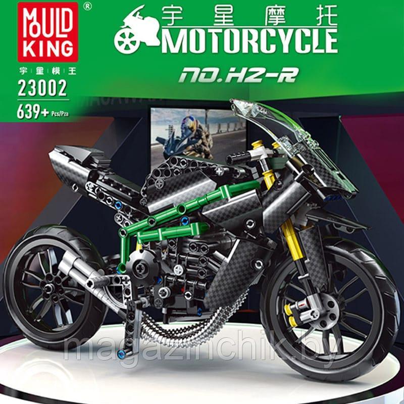 Конструктор Гоночный мотоцикл Кавасаки H2R Ninja MOULD KING 23002 аналог Лего Техник - фото 4 - id-p147586925