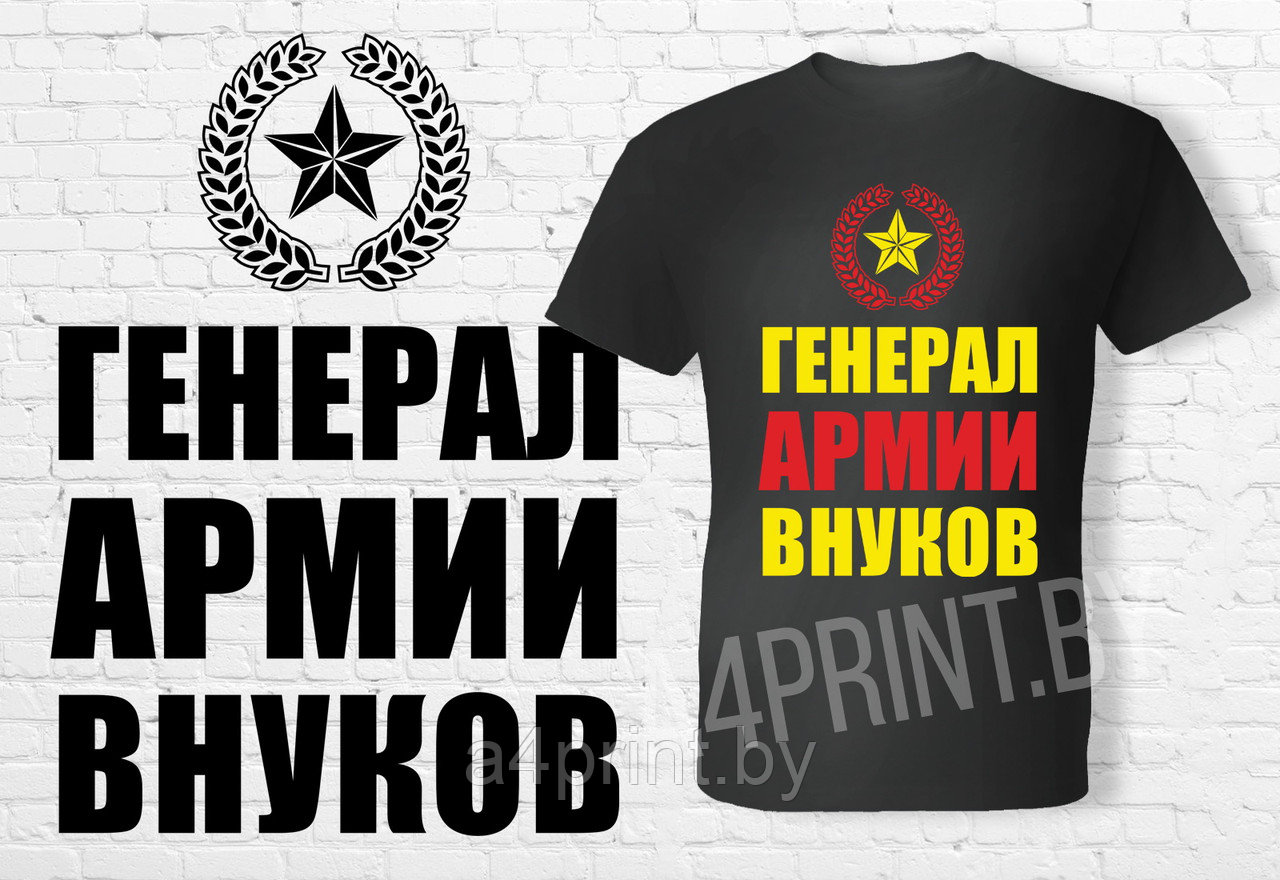 Футболки "Генерал армии внуков"