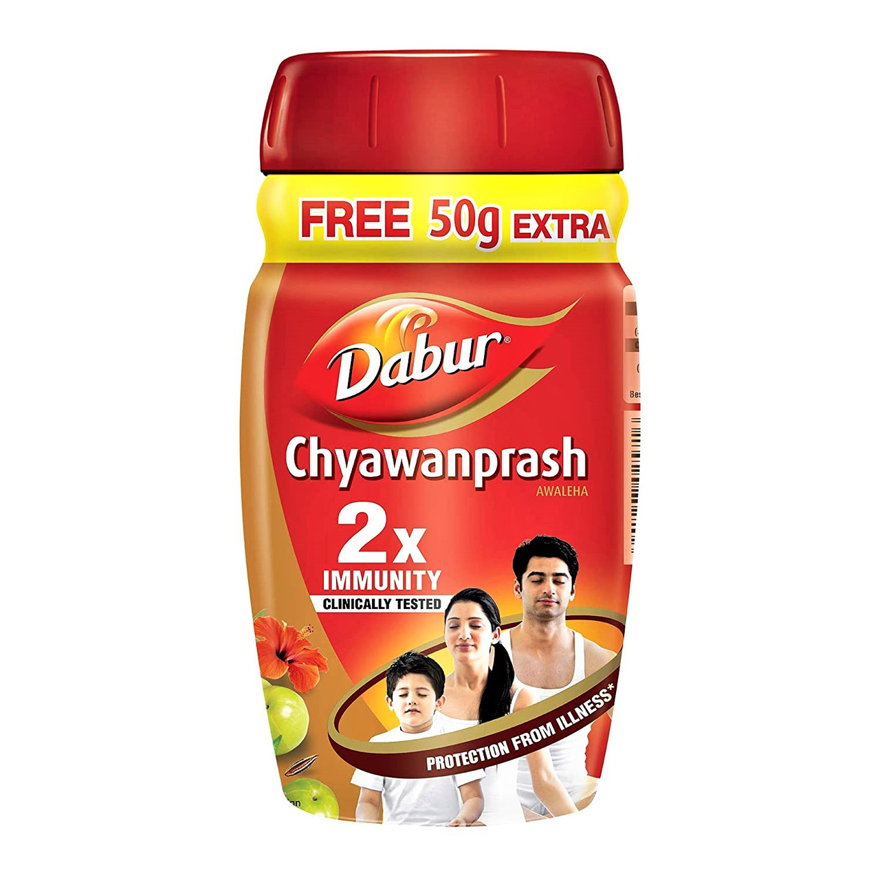 Чаванпраш Дабур Двойной Иммунитет Chyawanprash Dabur 2x Immunity, 500г+50г free extra