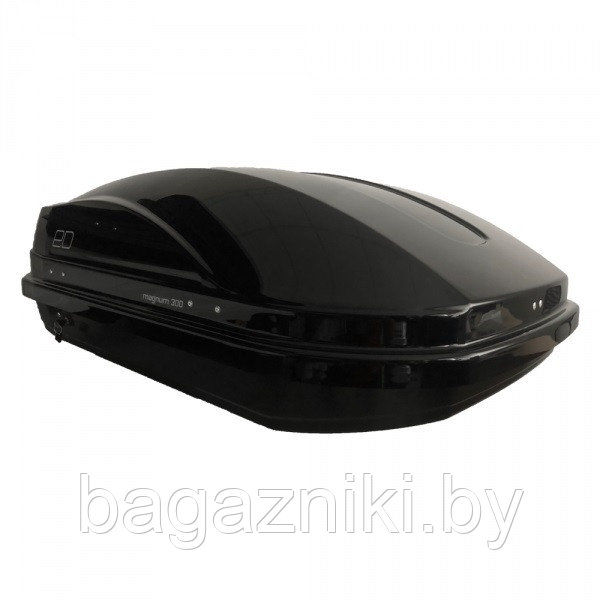 Автобокс Магнум 300 Евродеталь черный глянец (125х78х42см;300л) - фото 2 - id-p147587351