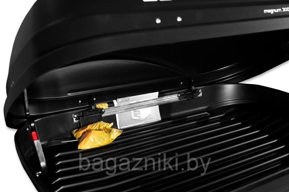 Автобокс Магнум 300 Евродеталь черный глянец (125х78х42см;300л) - фото 3 - id-p147587351