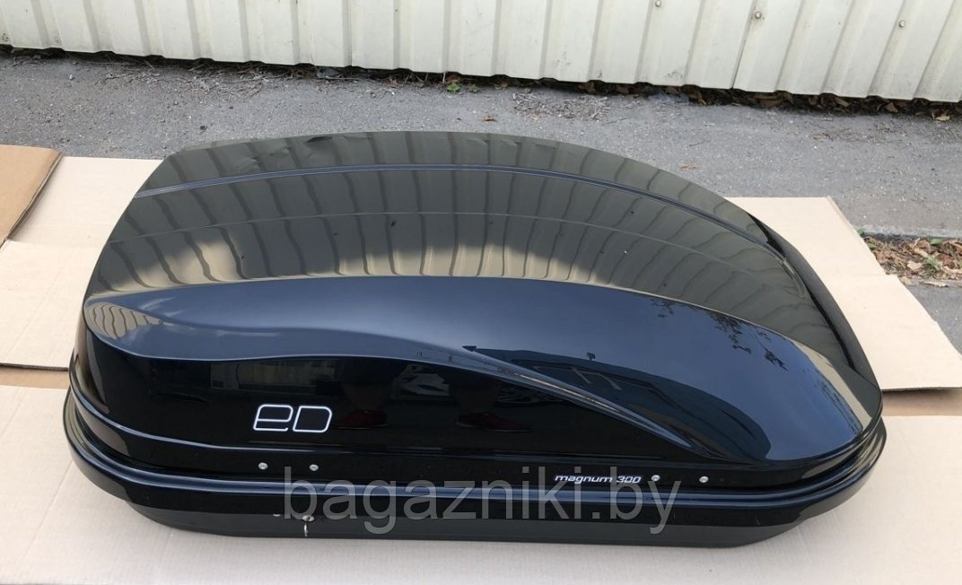 Автобокс Магнум 300 Евродеталь черный глянец (125х78х42см;300л) - фото 4 - id-p147587351