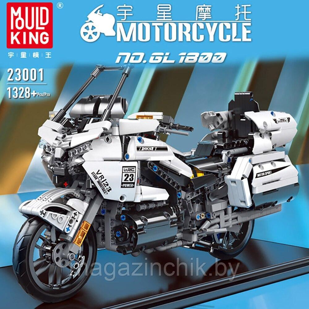 Конструктор Мотоцикл Хонда MOULD KING 23001 аналог Лего Техник - фото 5 - id-p147587832