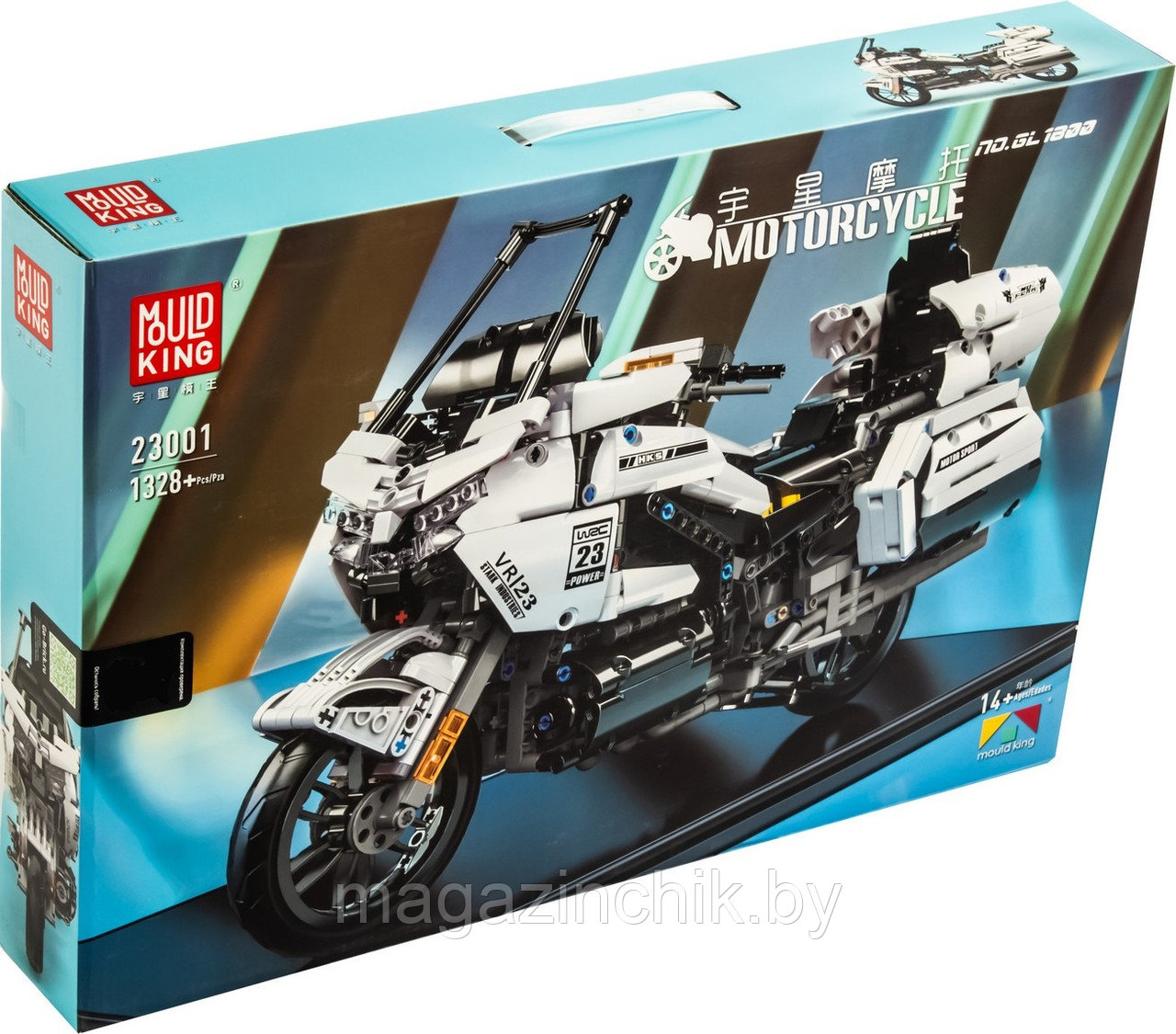 Конструктор Мотоцикл Хонда MOULD KING 23001 аналог Лего Техник - фото 1 - id-p147587832