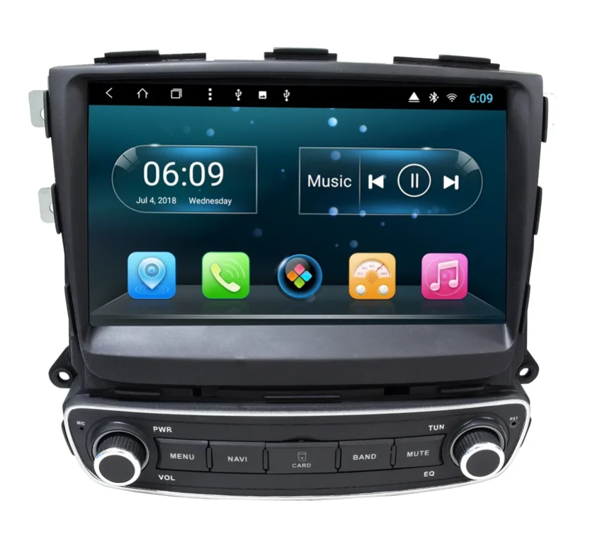 Штатная магнитола Kia Sorento 2012–2015 (XM, рест) high (для самой высокой комплектации) Android 12 (6/128g)