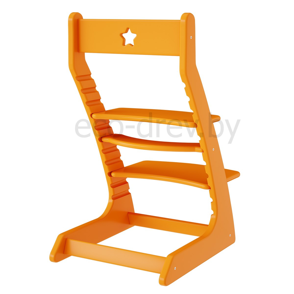 Регулируемый десткий стул "Ростик/Rostik" (Оранжевый) - фото 7 - id-p147597056