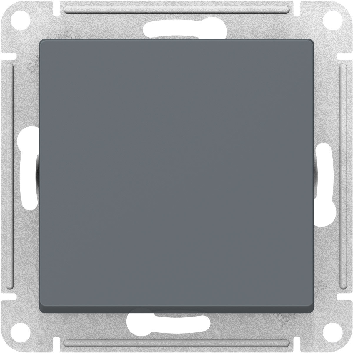Выключатель одноклавишный, цвет Грифель (Schneider Electric ATLAS DESIGN) - фото 1 - id-p147593425