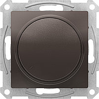 Светорегулятор поворотно-нажимной, 315Вт (7-157 Вт. LED), цвет Мокко (Schneider Electric ATLAS DESIGN)