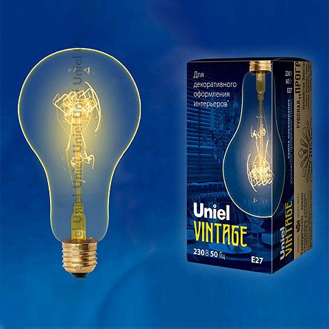 Ретро лампа Эдисона UNIEL IL-V-A95-60/GOLDEN/E27 SW01 - фото 1 - id-p147592028