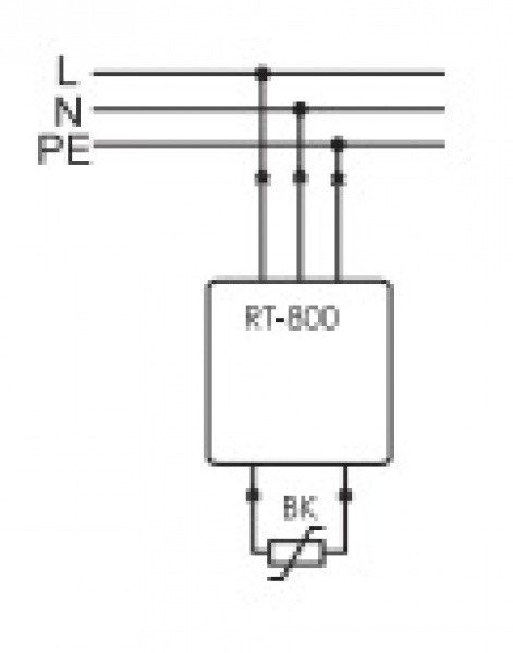 Регулятор температуры Евроавтоматика "F&F" RT-800 - фото 2 - id-p147592084