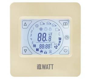 Программируемый терморегулятор IQWatt Thermostat TS, белый/слоновая кость - фото 1 - id-p147592121