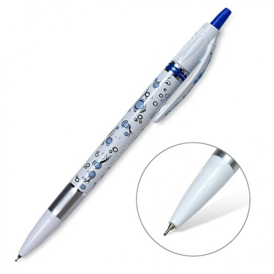 Ручка шариковая автоматическая FLAIR PASSION синяя (цена с НДС) - фото 1 - id-p73436225