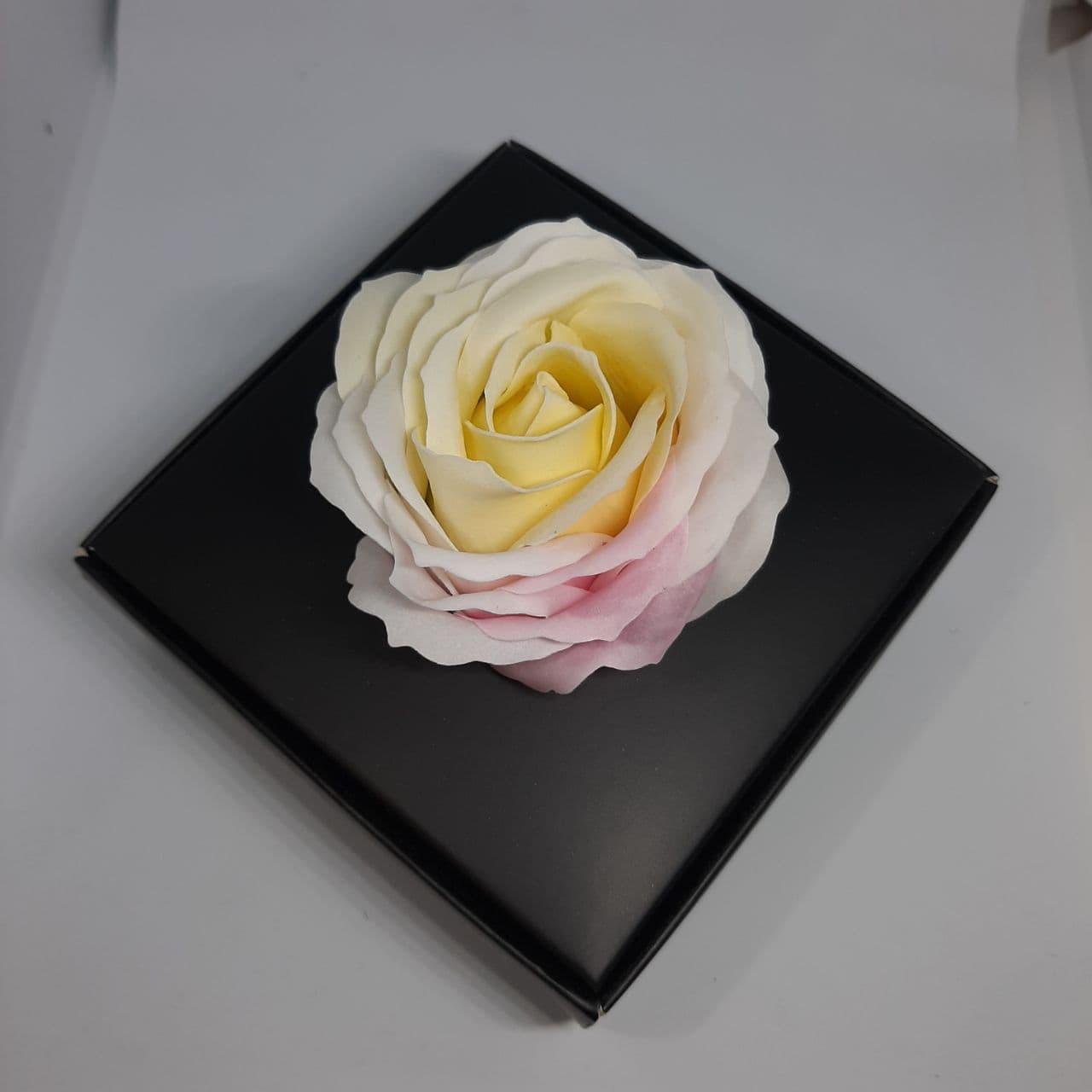 Роза из мыла оригинальная в подарочной коробке - фото 5 - id-p147636775