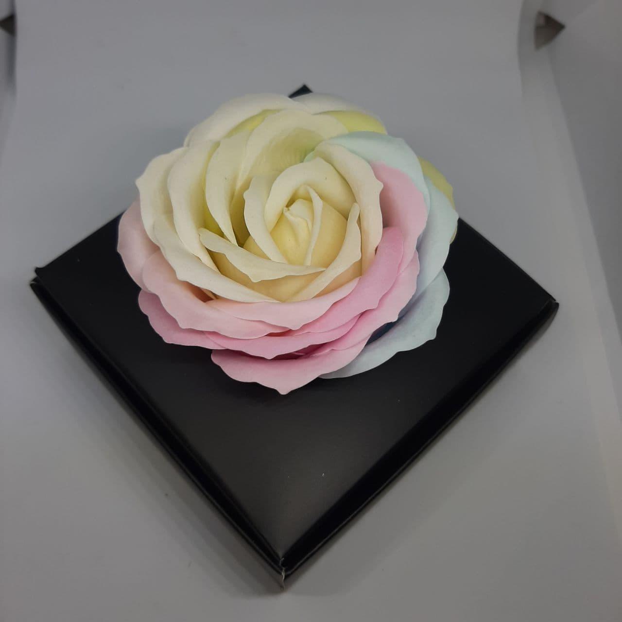 Роза из мыла оригинальная в подарочной коробке - фото 3 - id-p147636775