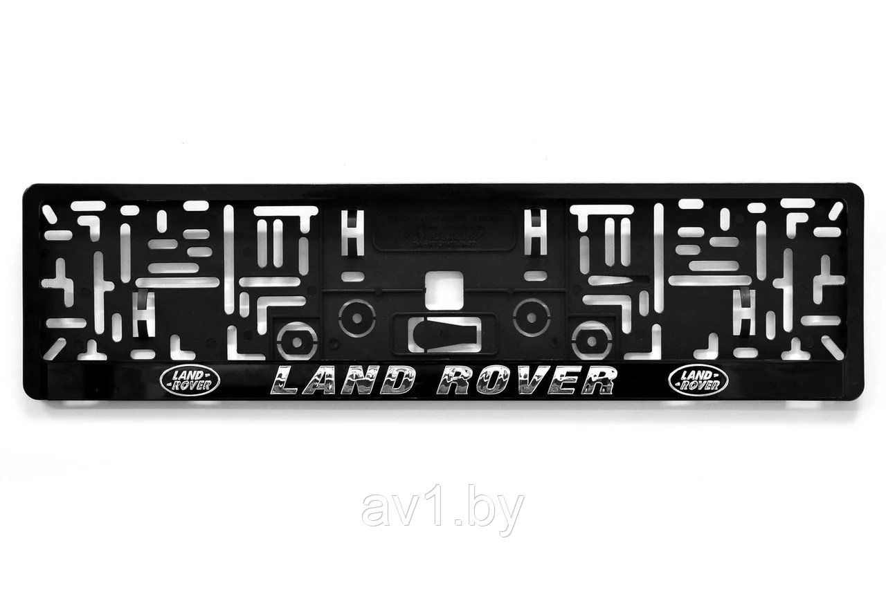 Рамка номера LAND ROVER / Ленд Ровер (черная)