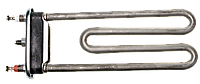 3406210 Нагревательный элемент (ТЭН) 1900W, L185, R14, M130 прямой с отверстием под термодатчик (Samsung)