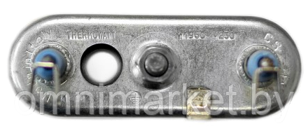 3406142 Нагревательный элемент (ТЭН) 1950W L235 R1+M160 для стиральной машины с отверстием под датчик, Италия - фото 2 - id-p147639562