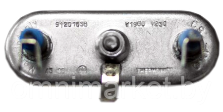 815662 Нагревательный элемент (ТЭН) 1950W L240 R13+M140 для стиральных машин с отверстием, Италия - фото 4 - id-p147639901