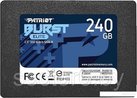 Patriot Burst Elite 240GB PBE240GS25SSDR, фото 2
