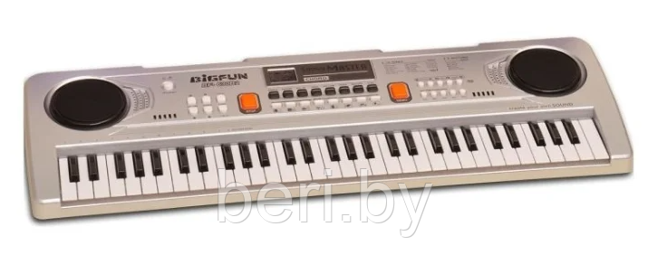 BF-630B2 Детский синтезатор Bigfun, пианино, микрофон, USB, MP3, запись, 61 клавиша - фото 3 - id-p147644245