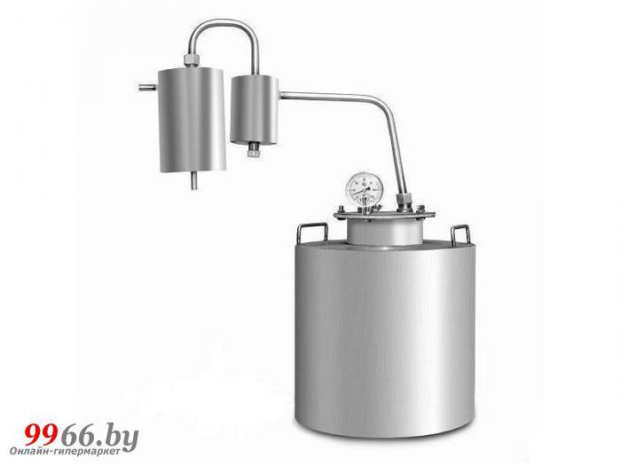 Самогонный аппарат Ольховый дым Проточный с сухопарником 30 литров дистиллятор домашний бытовой из нержавейки