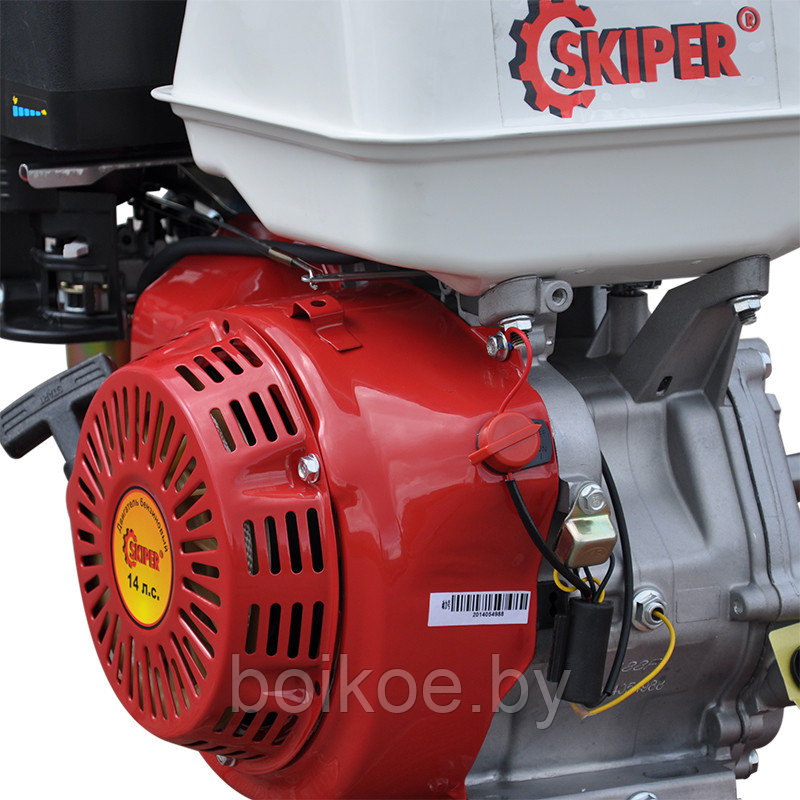 Двигатель бензиновый Skiper N188F(K) (13 л.с., вал 25 мм, шпонка) - фото 3 - id-p147657532