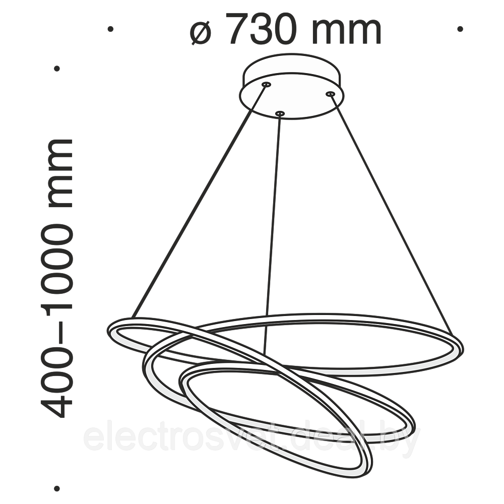 Подвесной светильник Nola MOD100PL-L47W 88 - фото 2 - id-p147658999