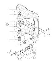 87705786 Цилиндр в сборе New Holland, Case