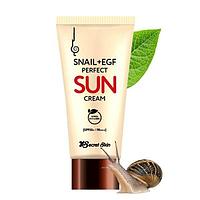 Крем для лица солнцезащитный SPF 50+++ с экстрактом улитки SECRETSKIN SNAIL+EGF PERFECT SUN CREAM 50мл