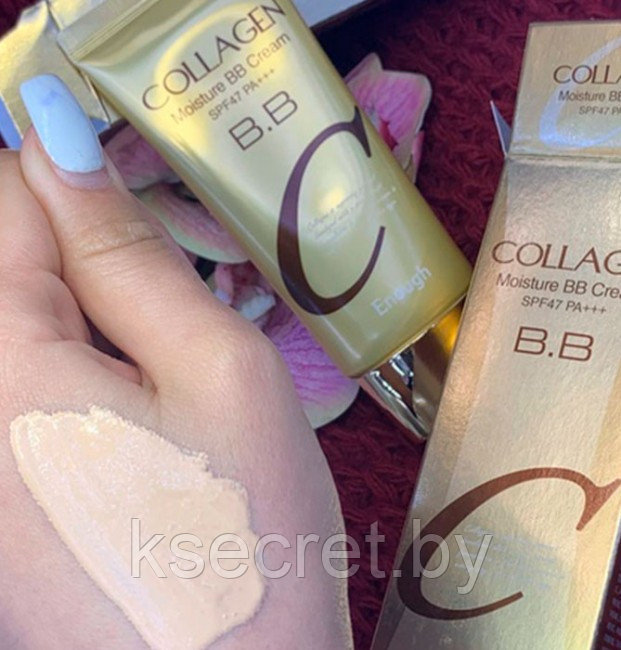 [ENOUGH] Тональный крем для лица BB/КОЛЛАГЕН Collagen Moisture BB Cream SPF47 PA+++, 50 мл - фото 2 - id-p147659621