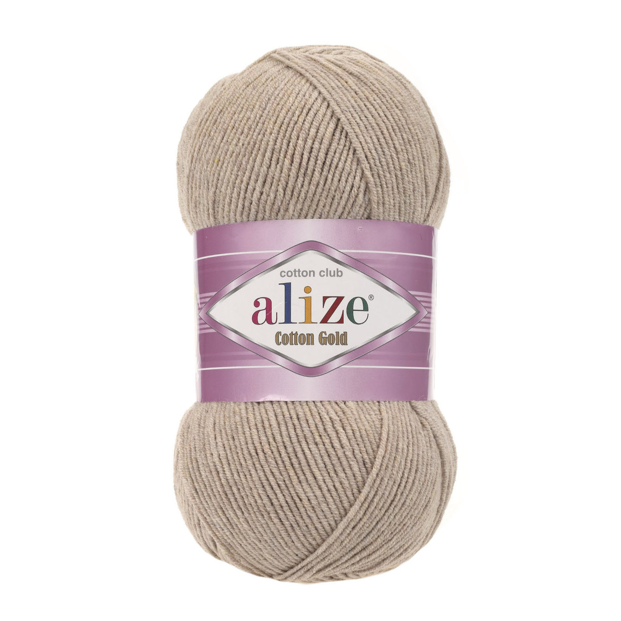 Пряжа Ализе Коттон Голд (Alize Cotton Gold ) цвет 152 беж меланж