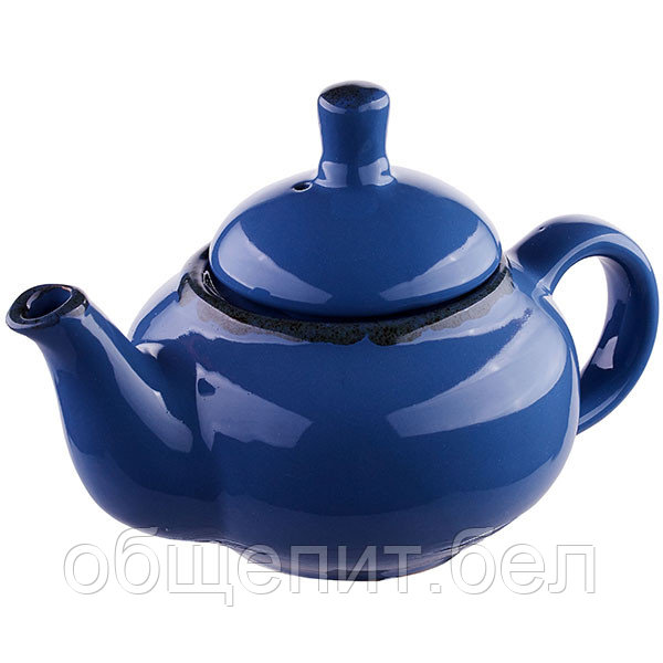 Чайник «Синий крафт»; керамика; 400 мл