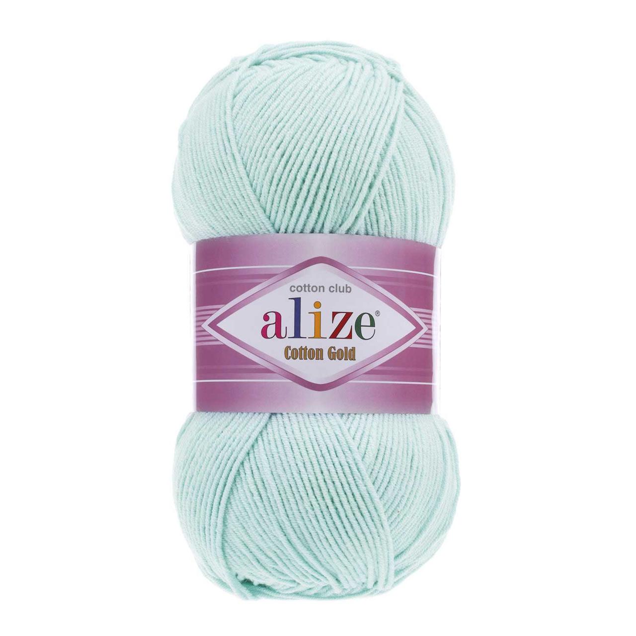 Пряжа Ализе Коттон Голд (Alize Cotton Gold ) цвет 514 ледяной