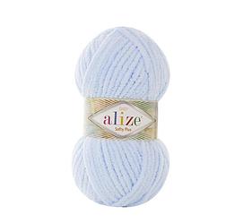 Пряжа Alize Softy Plus цвет 183 светло-голубой