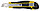 Нож канцелярский Silwerhof шир.лез.18мм фиксатор 2 сменных лезвия желтый, черный блистер, фото 2