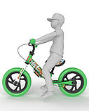 Детский беговел Small Rider Motors EVA Cartoons (зеленый) Dino, фото 6