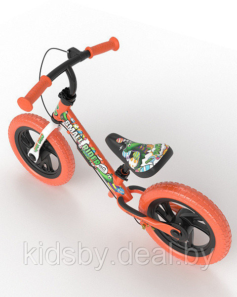 Детский беговел Small Rider Motors EVA Cartoons (оранжевый) Dino - фото 3 - id-p147663273
