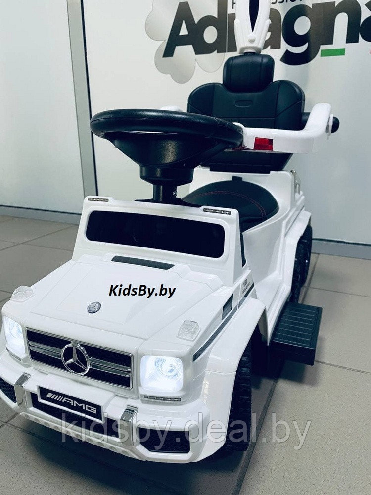 Детская машинка- Каталка RiverToys Mercedes-Benz A010AA-H (красный) шестиколесный - фото 5 - id-p109520899