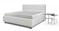 Кровать Линда 1400 белая с подъемным механизмом. Производство Россия м