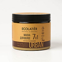 ECL Urban Маска для волос SOS восстановление 7 в 1 "Какао и жожоба", 380 мл (Ecolatier), фото 1