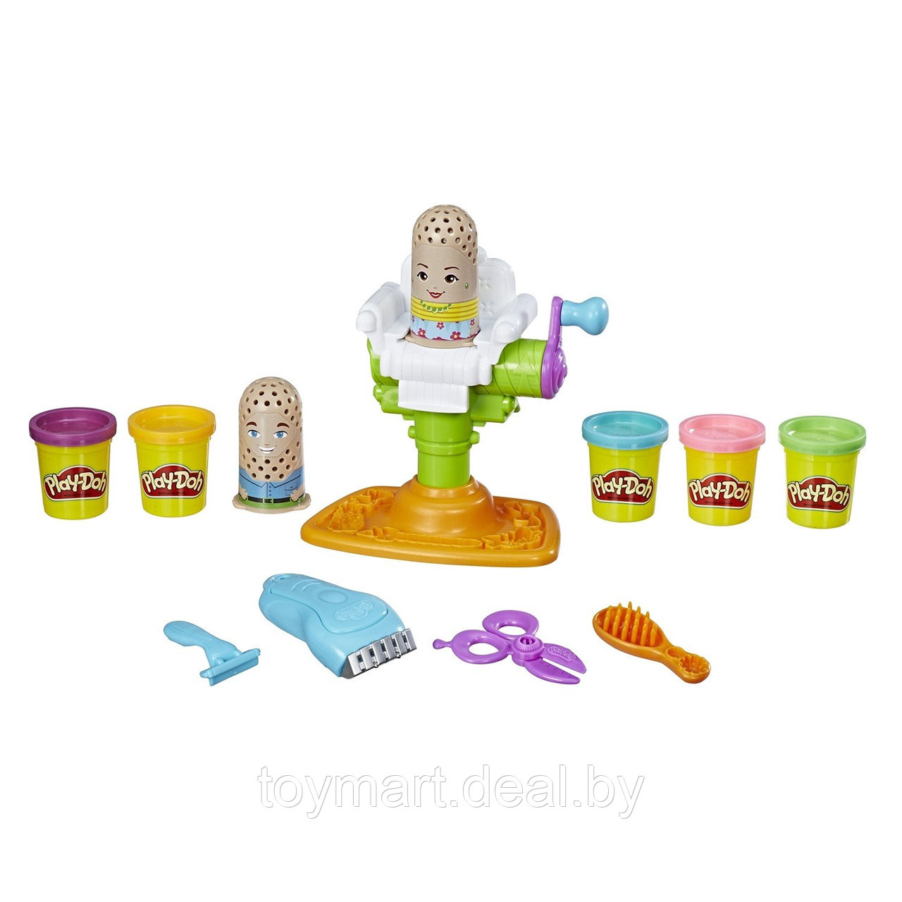 Набор пластилина - Сумасшедший парикмахер, Play-Doh, Hasbro E2930 - фото 2 - id-p51511108