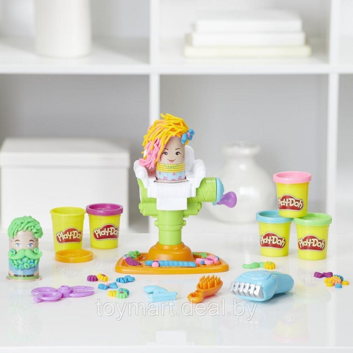 Набор пластилина - Сумасшедший парикмахер, Play-Doh, Hasbro E2930 - фото 10 - id-p51511108