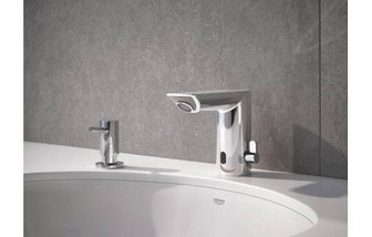 Смеситель с инфракрасным датчиком для раковины Grohe Bau Cosmopolitan, фото 3