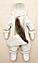 Детский комбинезон-трансформер 3 в 1 с съемной меховой подкладкой Пиколино Корона белый, фото 4