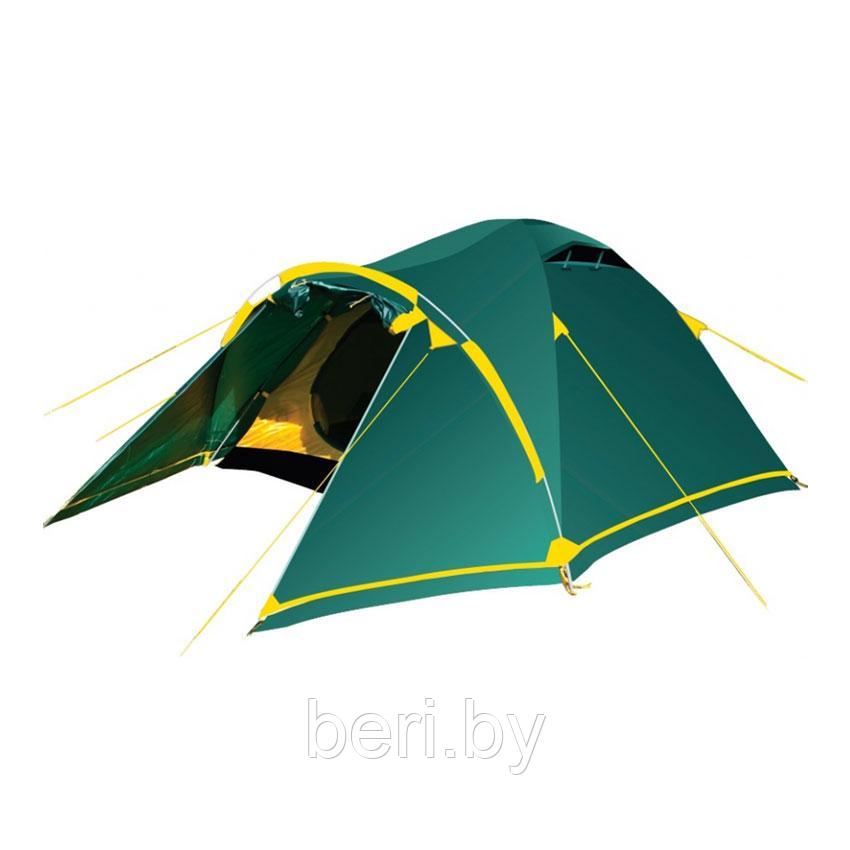 TRT-76 Палатка туристическая Tramp Stalker 3 (V2), 6000 мм в.ст., 3-х местная - фото 2 - id-p147681432