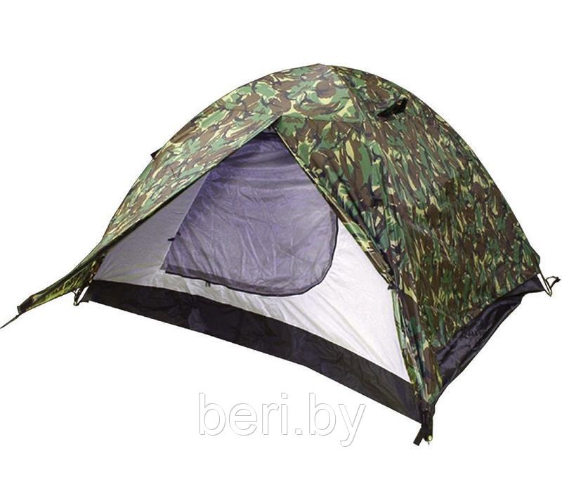 TLT-008 Палатка туристическая двухместная Tramp Lite Hunter 2, Camouflage, 2-х местная - фото 2 - id-p147693090