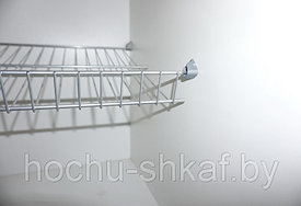 Белый шкаф с фурнитурой Hettich, inLine, фасады из пластика Egger ST-18 19