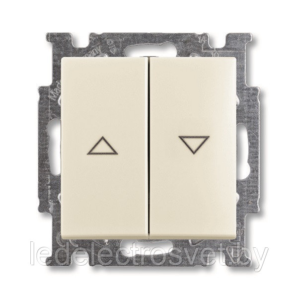 Basic 55 - Кнопка для управления рольставнями двойная (шале-белый) - фото 1 - id-p147172305