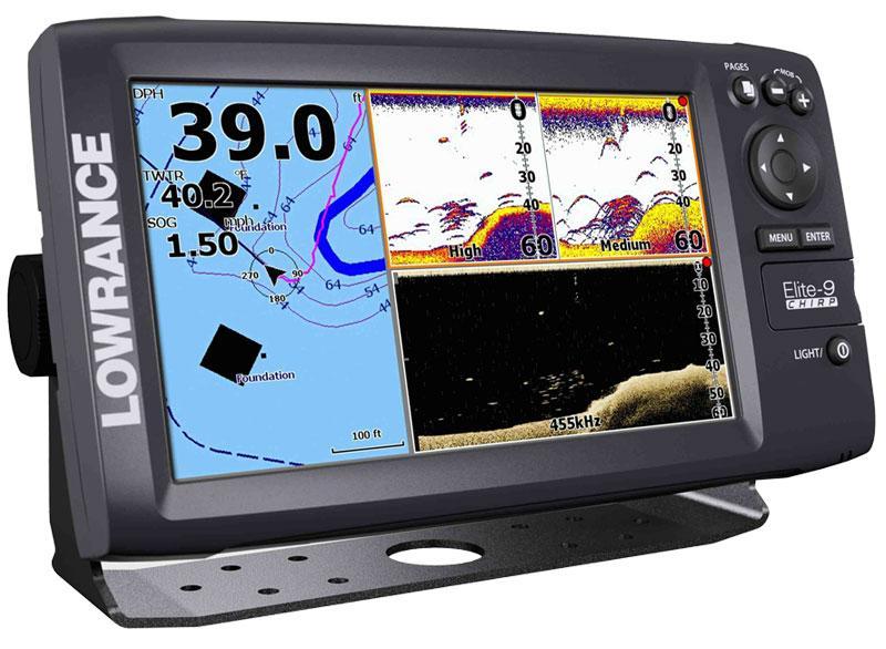 Эхолот-картплоттер Lowrance Elite-9 Chirp