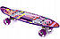Пенниборд PRINT светящиеся колеса, ручка для переноски, расцветки в ассортименте, фото 4